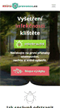 Mobile Screenshot of kliste-prevence.cz