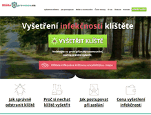 Tablet Screenshot of kliste-prevence.cz